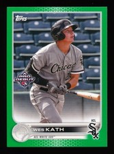 Wes Kath 2022 Topps Pro Debut Green Parallel #37/99 White Sox #PD-63