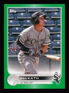 Wes Kath 2022 Topps Pro Debut Green Parallel #37/99 White Sox #PD-63