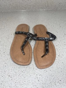 Coconuts by Matisse Damenschuhe Strass-Sandalen Twinkle 8 braune Sohlenriemen - Bild 1 von 5