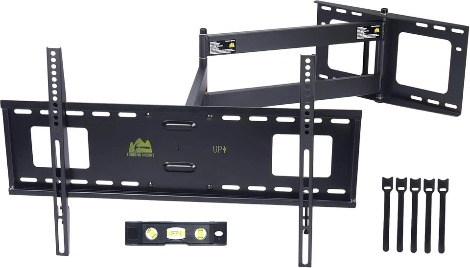 Long Arm TV Mount Bracket With 43 Inch Extension Fits 42-90in Dual Articulating