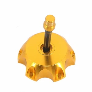 KKE 49.5mm Gas Fuel Tank Cap Fit SDG SSR 50 70 110 125CC Chinese Pit Bike Gold - Picture 1 of 12