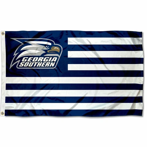 Georgia Southern University Eagles American Stripes Nation USA Flag Cover