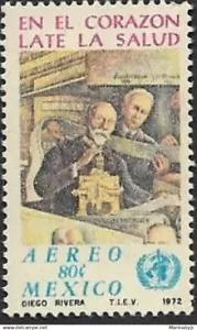 SKV) 1972. Mexico Air. Health beats in the heart. 1 stamp SC C395 mnh. - Picture 1 of 1