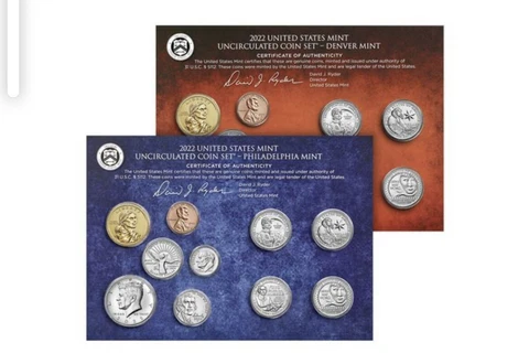 2022 Uncirculated Coin Set Cover