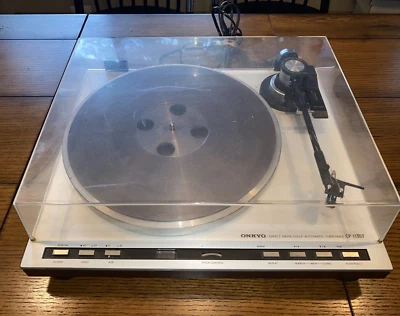 Onkyo Direct Drive Auto Turntable CP-1130F with Stylus PARTS or REPAIR - Image 1 of 4