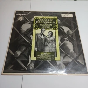 Jeanette MacDonald and Nelson Eddy - 16 Nostalgic LPV-526 - 12" Vinyl LP Record  - Picture 1 of 12