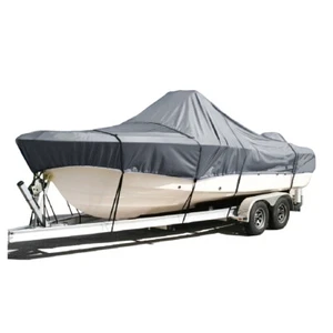 18 - 19 ft V- hull center console heavy duty Trailerable Fishing boat cover - Picture 1 of 25