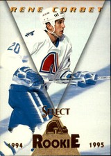1994-95 Select Nordiques Hockey Card #197 Rene Corbet