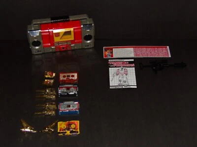 TRANSFORMERS G1 BLASTER DIACLONE VERSION STEELJAW, REWIND, EJECT RAMHORN VINTAGE - Image 1 of 4