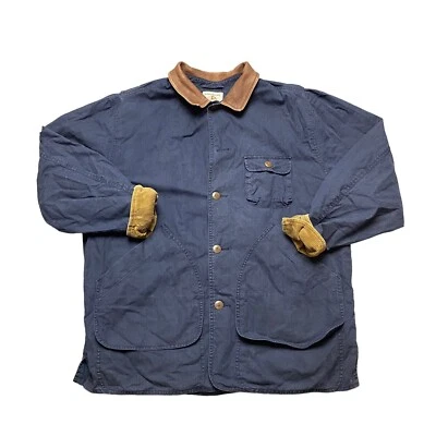 复古 Banana Republic 皮革领纽扣野战夹克成人尺寸 M — 第 1/4 张图片