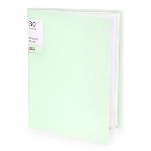 Portfolio Folder Binder with Plastic Sleeves 30 Pocket Clear Sheet Protectors - Picture 1 of 7