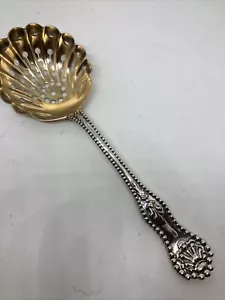 Dominick & Haff CHARLES II Sterling Silver SUGAR SIFTER - Gold Wash - No Mono 6" - Picture 1 of 6