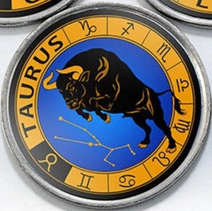 Jammu & Kashmir 1 rupee 2017 Taurus - Horoscope Zodiac unusual coin - Picture 1 of 2