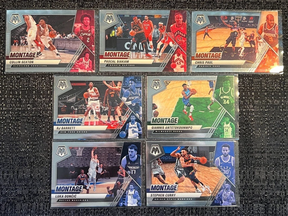 2020-21 Panini Mosaic MONTAGE Complete Your Set You Pick Basketball Card #1-30 - Image 1 of 1