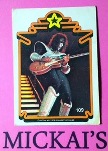 KISS DONRUSS TRADING CARD 1978 AUCOIN SERIES 2 - NUMBER 109 - ACE FREHLEY LEAD - Foto 1 di 2