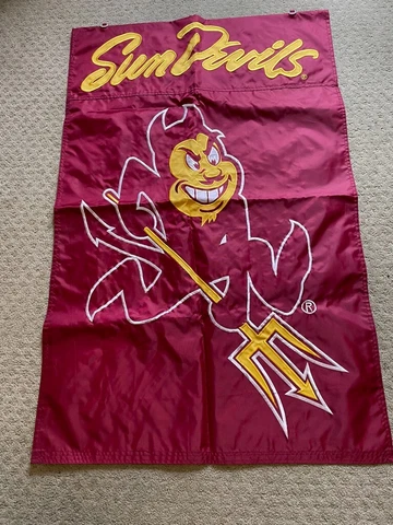 Arizona State Sun Devils Embroidered Flag 43x27 Cover