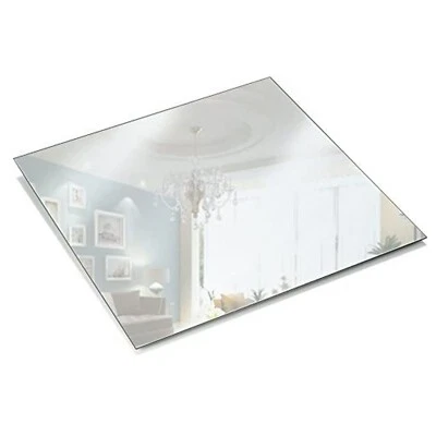 90-0243 Silky Silk Square Mirror Candle Plate Set| Edges Mirror for Wedding - Image 1 of 4