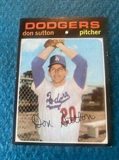 1971 Topps Set-Break #361 Don Sutton EX-EXMINT Los Angeles Dodgers MLB HOF