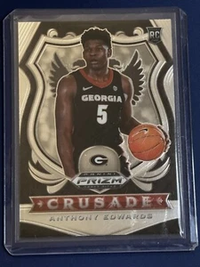 🏀 Tarjeta base de baloncesto Panini Prizm Draft 2020-21 novato #81 Anthony EDWARDS 🏀 - Imagen 1 de 2