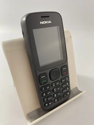 Nokia 100 Grey Orange Network 1.8" FM Radio Torch Mobile Phone Incomplete - Image 1 of 4