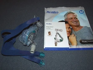 ResMed Mirage Quattro, Full Face Maske, CPAP-Schlafmaske, Größe M - neuwertig - - Bild 1 von 5