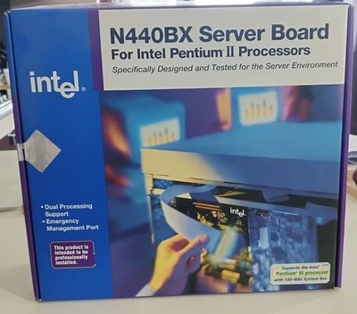 Intel N440BX - Scheda Madre Motherboard Server Dual Slot Processor  - Image 1 of 2