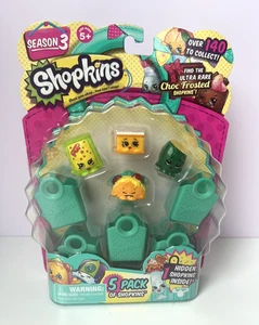 Authentic Shopkins Season 3 ~ 5 pack - Hard to find - Picture 1 of 2