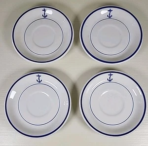 Vintage Shenango China Navy Fouled Anchor Mess Hall Plate Restaurant Ware 6 1/4" - Picture 1 of 12
