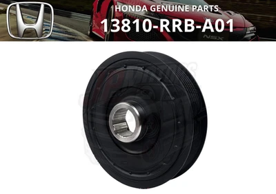 HONDA ACURA Genuine RSX CIVIC SI K20 Harmonic Balance Pulley 13810-RRB-A01 New - Image 1 of 4