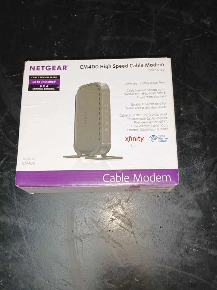 Netgear DOCSIS 30 (CM400-100NAS) 340 Mbps - Image 1 of 1