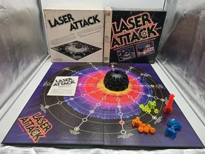 Vintage 1978 Milton Bradley LASER ATTACK Board Game - Complete & Tested - Image 1 of 4