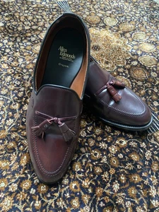 Allen Edmonds Shell Cordovan Grayson Quaste Halbschuhe Farbe 8 Herren 10E - Bild 1 von 13