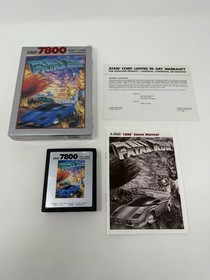 Fatal Run Atari 7800 1990 CIB Warranty Insert And Plastic TESTED WORKING