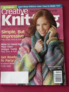 Creative Knitting Magazine January 2006 - Picture 1 of 4