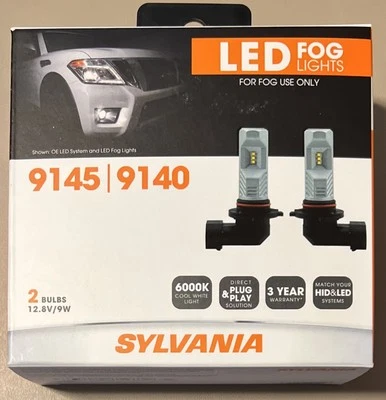 Sylvania LED Fog Light Bulbs 9145/9140 NEW - Image 1 of 4