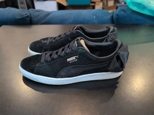 Zapatos deportivos Puma de gamuza con lazo bajos para mujer negros talla UK 7,5 US 10 EU 41 Rhianna - Imagen 1 de 5