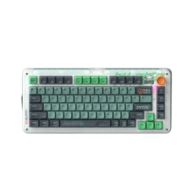 Transparent 81Key 2.4GWireless Bluetooth RGB Mechanical 6000mAh Gaming Keyboard - Image 1 of 4