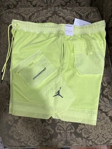 Jordan 23 Engineered Fleece Shorts DA7202-745 Lemon Green Men's Size 3X - Picture 1 of 10