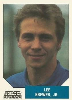 Lee Brewer Jr. 1987 World of Outlaws - #13 - - Image 1 of 2