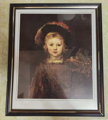 Portrait of The Artists Son Titus by Rembrandt Van Rijn, Beautifully Framed - Image 1 of 3