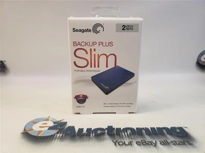 Seagate Backup Plus Slim 2TB USB 3.0 Blue Tested - Image 1 of 4