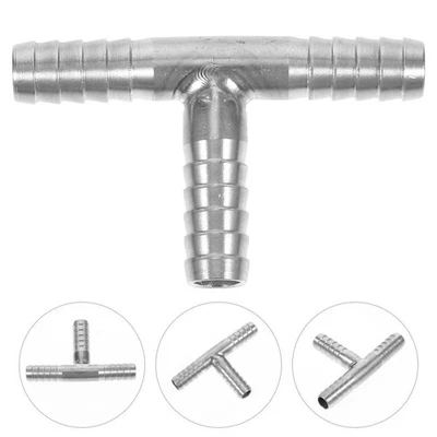 Hose Splicer Fitting Adapter Hose Barb Tee 3 Way - Image 1 of 4