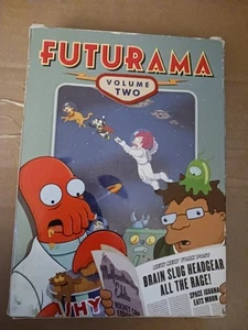 Futurama Volume Two DVD Fry Leela Bender Farnsworth Zoidberg Simpsons FOX - Picture 1 of 7