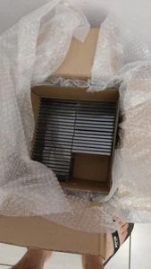 LOTTO 90 CUSTODIE CD/DVD VARIE CON VASSOIO NERO E TRASPARENTE (LEGGI!) - Photo 1/8