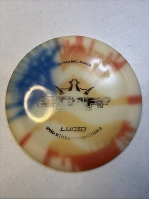 Dynamic Discs Lucid Sheriff Disc Golf 175g American Flag Dyed - Image 1 of 2