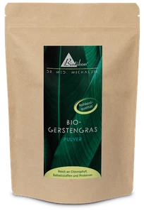 Bio Gerstengraspulver nach Dr. med. Michalzik ohne Zusatzstoffe - von BIOTIKON® - Bild 1 von 5