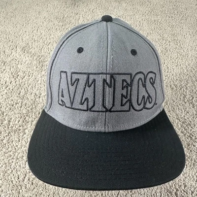 San Diego State Aztecs Hat Cap Snap Back Mens One Size Gray Black NCAA - Image 1 of 4