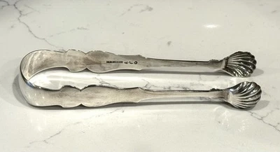 Pinzas federales de azúcar John Wolfe Forbes moneda de plata de Nueva York 1810-1820 Foto 1 de 4