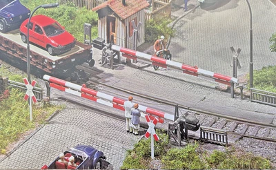 Faller H0 120172 beschränkter Bahnübergang eingeschweisst in OVP/2516 - Bild 1 von 4