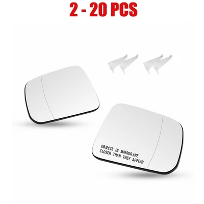 Vidro espelhado asa aquecida esquerda+direita transparente 2-20X para 2008-2010 Mercedes Benz C300 - Imagem 1 de 4